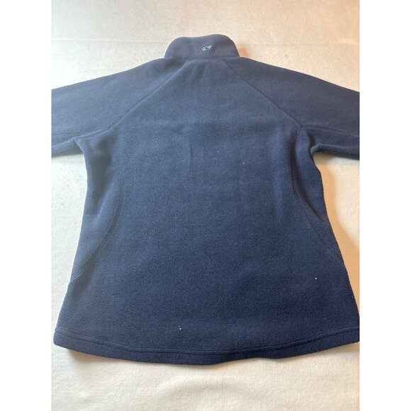 Vineyard Vines Navy Blue 100% Polyester Half-Zip Fleece Pullover Sweater S - Picture 12 of 12